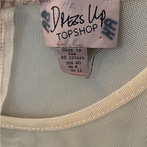 TOPSHOP NUDE DRESS - Picture 3 of 4